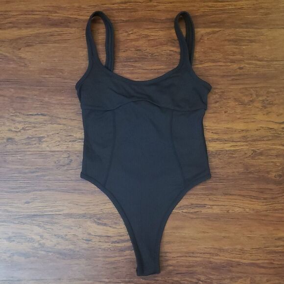 For Love And Lemons Black Whimsical Goth Festival Basic Bodysuit Size Small - Picture 2 of 6